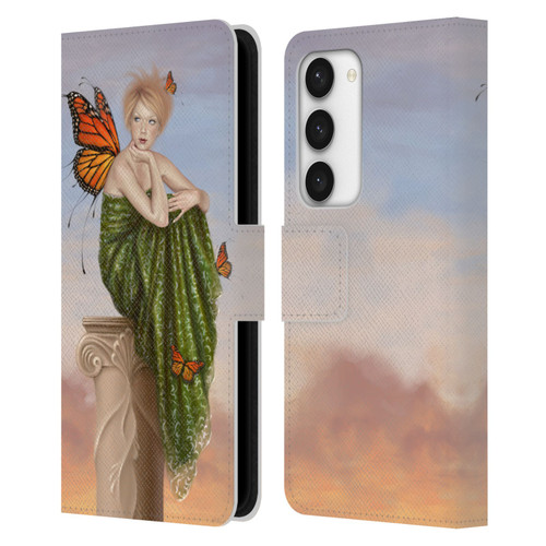 Rachel Anderson Fairies Sunrise Leather Book Wallet Case Cover For Samsung Galaxy S23 5G