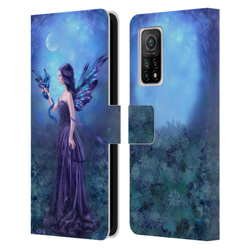 Rachel Anderson Fairies Iridescent Leather Book Wallet Case Cover For Xiaomi Mi 10T 5G