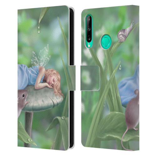 Rachel Anderson Pixies Sweet Dreams Leather Book Wallet Case Cover For Huawei P40 lite E