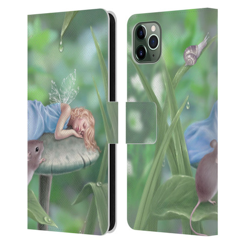Rachel Anderson Pixies Sweet Dreams Leather Book Wallet Case Cover For Apple iPhone 11 Pro Max