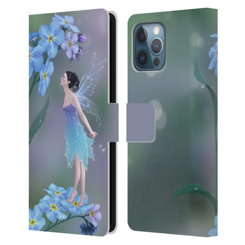 Rachel Anderson Pixies Forget Me Not Leather Book Wallet Case Cover For Apple iPhone 12 Pro Max