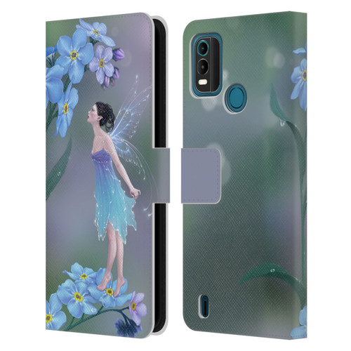 Rachel Anderson Pixies Forget Me Not Leather Book Wallet Case Cover For Nokia G11 Plus