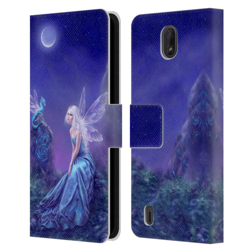 Rachel Anderson Pixies Luminescent Leather Book Wallet Case Cover For Nokia C01 Plus/C1 2nd Edition