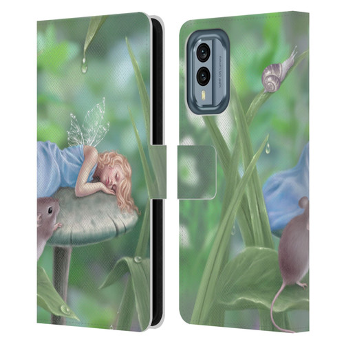 Rachel Anderson Pixies Sweet Dreams Leather Book Wallet Case Cover For Nokia X30