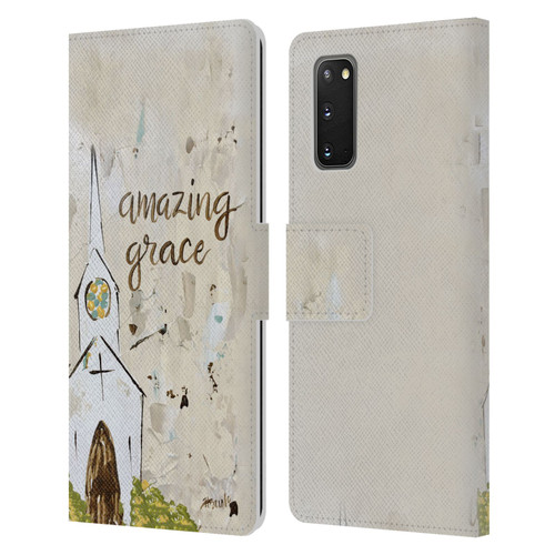 Haley Bush Church Painting Art Leather Book Wallet Case Cover For Samsung Galaxy S20 / S20 5G
