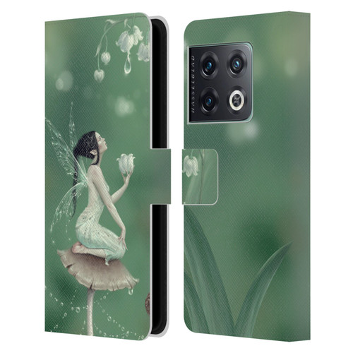 Rachel Anderson Pixies Lily Of The Valley Leather Book Wallet Case Cover For OnePlus 10 Pro