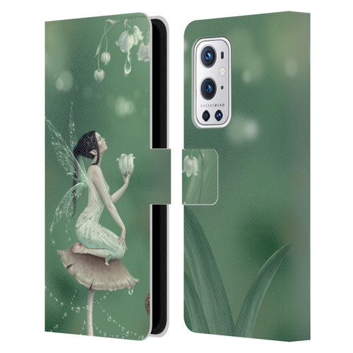 Rachel Anderson Pixies Lily Of The Valley Leather Book Wallet Case Cover For OnePlus 9 Pro