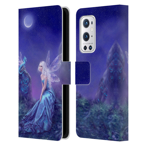 Rachel Anderson Pixies Luminescent Leather Book Wallet Case Cover For OnePlus 9 Pro