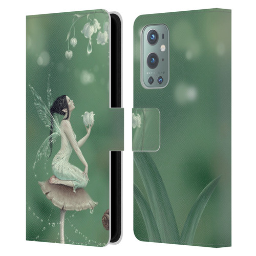 Rachel Anderson Pixies Lily Of The Valley Leather Book Wallet Case Cover For OnePlus 9