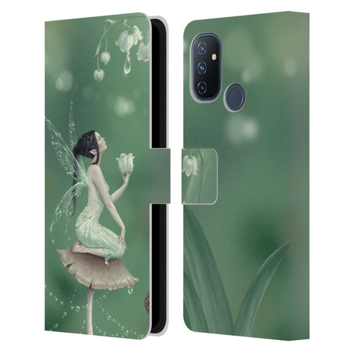 Rachel Anderson Pixies Lily Of The Valley Leather Book Wallet Case Cover For OnePlus Nord N100