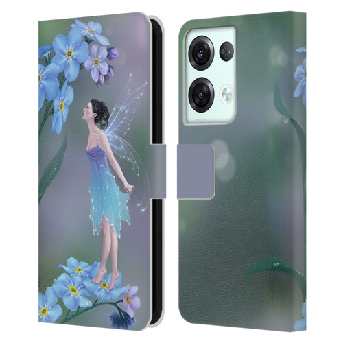 Rachel Anderson Pixies Forget Me Not Leather Book Wallet Case Cover For OPPO Reno8 Pro