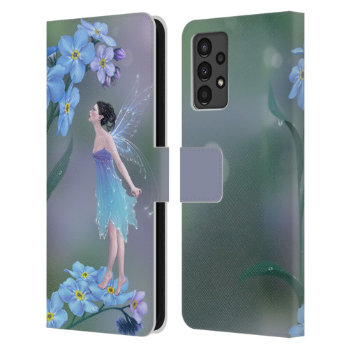 Rachel Anderson Pixies Forget Me Not Leather Book Wallet Case Cover For Samsung Galaxy A13 (2022)