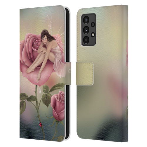 Rachel Anderson Pixies Rose Leather Book Wallet Case Cover For Samsung Galaxy A13 (2022)