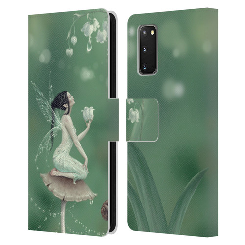 Rachel Anderson Pixies Lily Of The Valley Leather Book Wallet Case Cover For Samsung Galaxy S20 / S20 5G