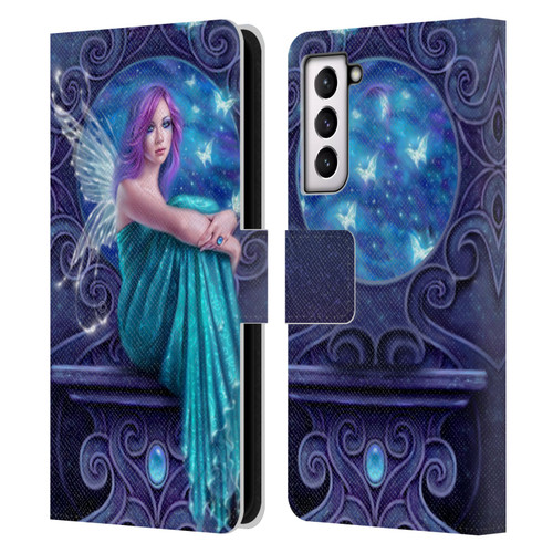 Rachel Anderson Pixies Astraea Leather Book Wallet Case Cover For Samsung Galaxy S21 5G