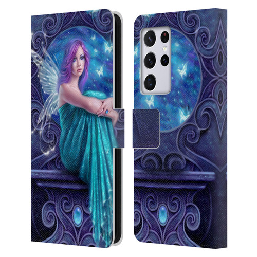 Rachel Anderson Pixies Astraea Leather Book Wallet Case Cover For Samsung Galaxy S21 Ultra 5G