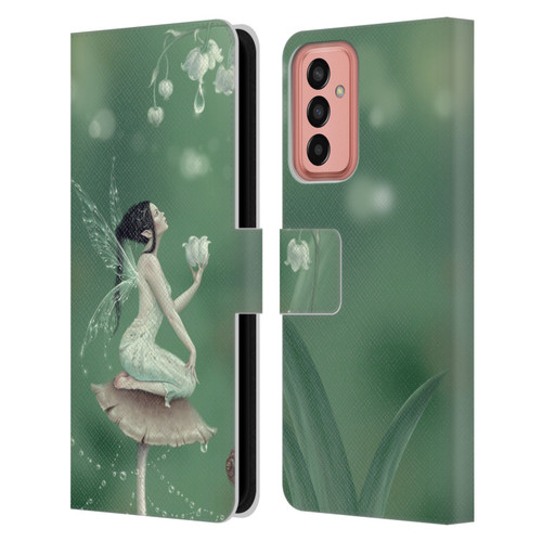 Rachel Anderson Pixies Lily Of The Valley Leather Book Wallet Case Cover For Samsung Galaxy M13 (2022)