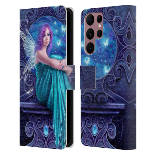 Rachel Anderson Pixies Astraea Leather Book Wallet Case Cover For Samsung Galaxy S22 Ultra 5G