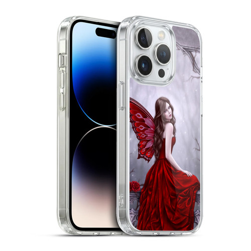 Rachel Anderson Fairies Winter Rose Soft Gel Case for Apple iPhone 13 Pro & MagSafe