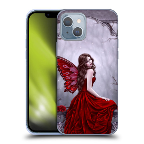Rachel Anderson Fairies Winter Rose Soft Gel Case for Apple iPhone 14