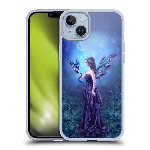 Rachel Anderson Fairies Iridescent Soft Gel Case for Apple iPhone 14 Plus