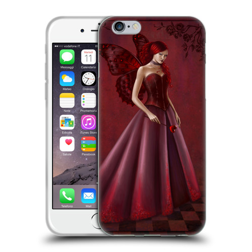 Rachel Anderson Fairies Queen Of Hearts Soft Gel Case for Apple iPhone 6 / iPhone 6s