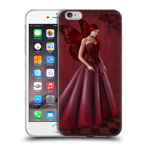 Rachel Anderson Fairies Queen Of Hearts Soft Gel Case for Apple iPhone 6 Plus / iPhone 6s Plus