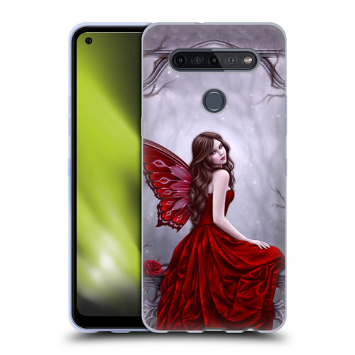 Rachel Anderson Fairies Winter Rose Soft Gel Case for LG K51S