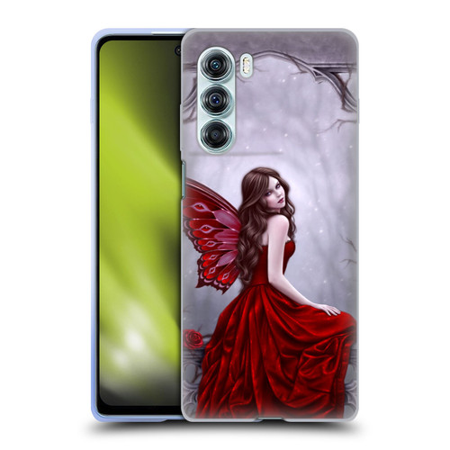 Rachel Anderson Fairies Winter Rose Soft Gel Case for Motorola Edge S30 / Moto G200 5G