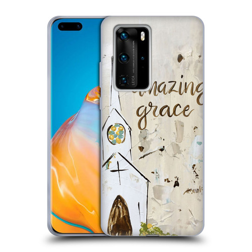 Haley Bush Church Painting Art Soft Gel Case for Huawei P40 Pro / P40 Pro Plus 5G