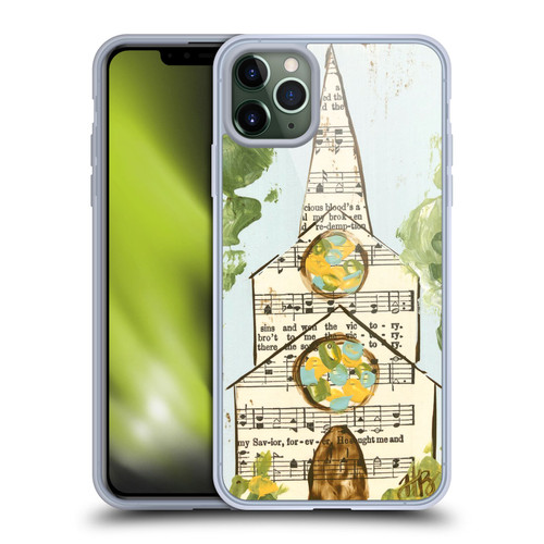 Haley Bush Church Painting Hymnal Page Soft Gel Case for Apple iPhone 11 Pro Max