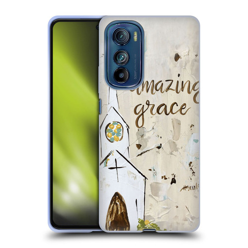 Haley Bush Church Painting Art Soft Gel Case for Motorola Edge 30