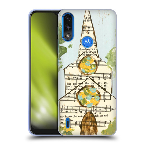 Haley Bush Church Painting Hymnal Page Soft Gel Case for Motorola Moto E7 Power / Moto E7i Power