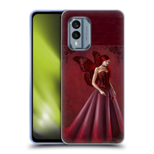 Rachel Anderson Fairies Queen Of Hearts Soft Gel Case for Nokia X30