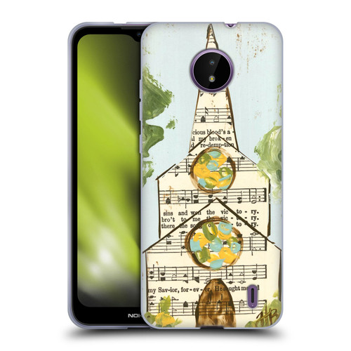 Haley Bush Church Painting Hymnal Page Soft Gel Case for Nokia C10 / C20