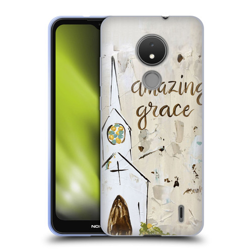 Haley Bush Church Painting Art Soft Gel Case for Nokia C21