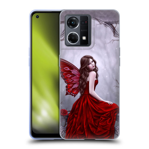 Rachel Anderson Fairies Winter Rose Soft Gel Case for OPPO Reno8 4G