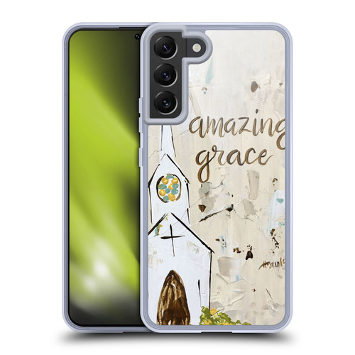 Haley Bush Church Painting Art Soft Gel Case for Samsung Galaxy S22+ 5G