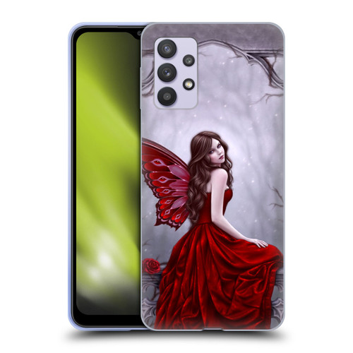 Rachel Anderson Fairies Winter Rose Soft Gel Case for Samsung Galaxy A32 5G / M32 5G (2021)