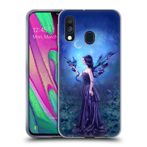 Rachel Anderson Fairies Iridescent Soft Gel Case for Samsung Galaxy A40 (2019)