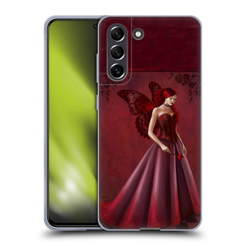 Rachel Anderson Fairies Queen Of Hearts Soft Gel Case for Samsung Galaxy S21 FE 5G