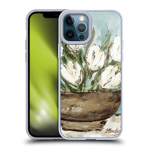 Haley Bush Floral Painting Tulip Bowl Soft Gel Case for Apple iPhone 12 Pro Max
