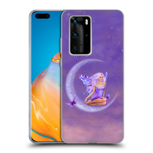Rachel Anderson Pixies Lavender Moon Soft Gel Case for Huawei P40 Pro / P40 Pro Plus 5G