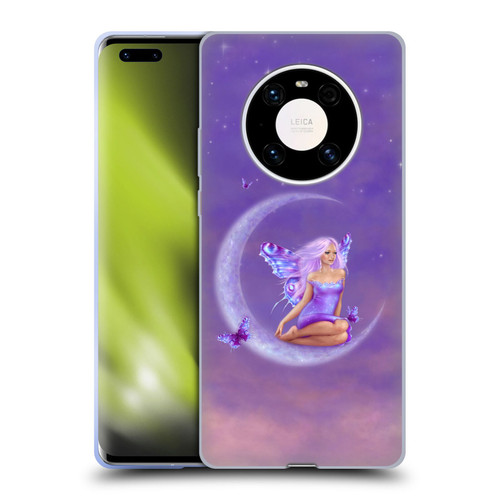 Rachel Anderson Pixies Lavender Moon Soft Gel Case for Huawei Mate 40 Pro 5G