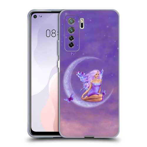 Rachel Anderson Pixies Lavender Moon Soft Gel Case for Huawei Nova 7 SE/P40 Lite 5G