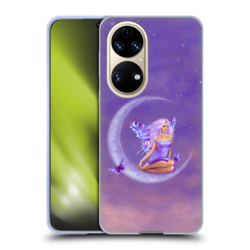Rachel Anderson Pixies Lavender Moon Soft Gel Case for Huawei P50