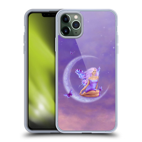 Rachel Anderson Pixies Lavender Moon Soft Gel Case for Apple iPhone 11 Pro Max