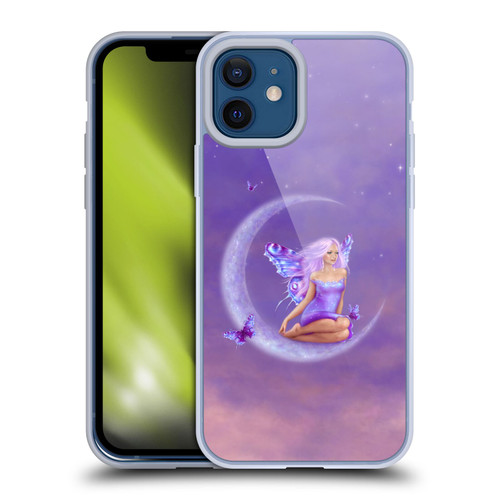 Rachel Anderson Pixies Lavender Moon Soft Gel Case for Apple iPhone 12 / iPhone 12 Pro