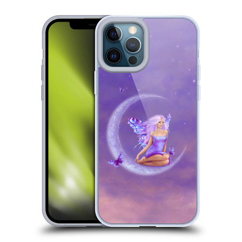 Rachel Anderson Pixies Lavender Moon Soft Gel Case for Apple iPhone 12 Pro Max