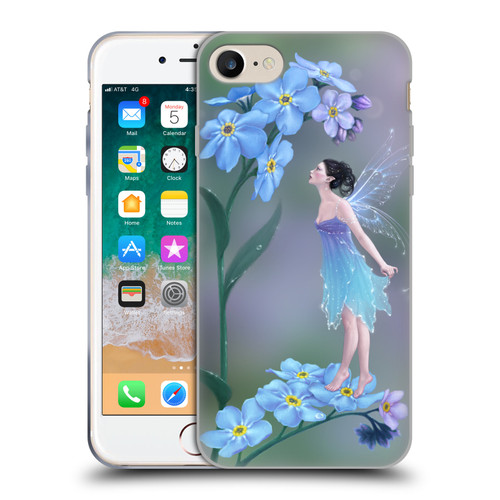 Rachel Anderson Pixies Forget Me Not Soft Gel Case for Apple iPhone 7 / 8 / SE 2020 & 2022